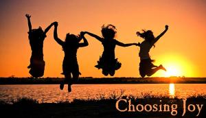 Learning to receive the gift of Joy from the Lord is a daily decision we have to make, hard as it may be.